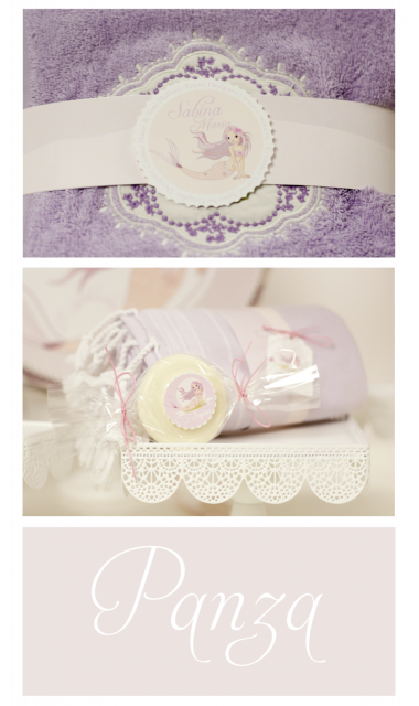 Trusou de botez pentru fetite de inspiratie Disney, Ariel, Mica Sirena  7